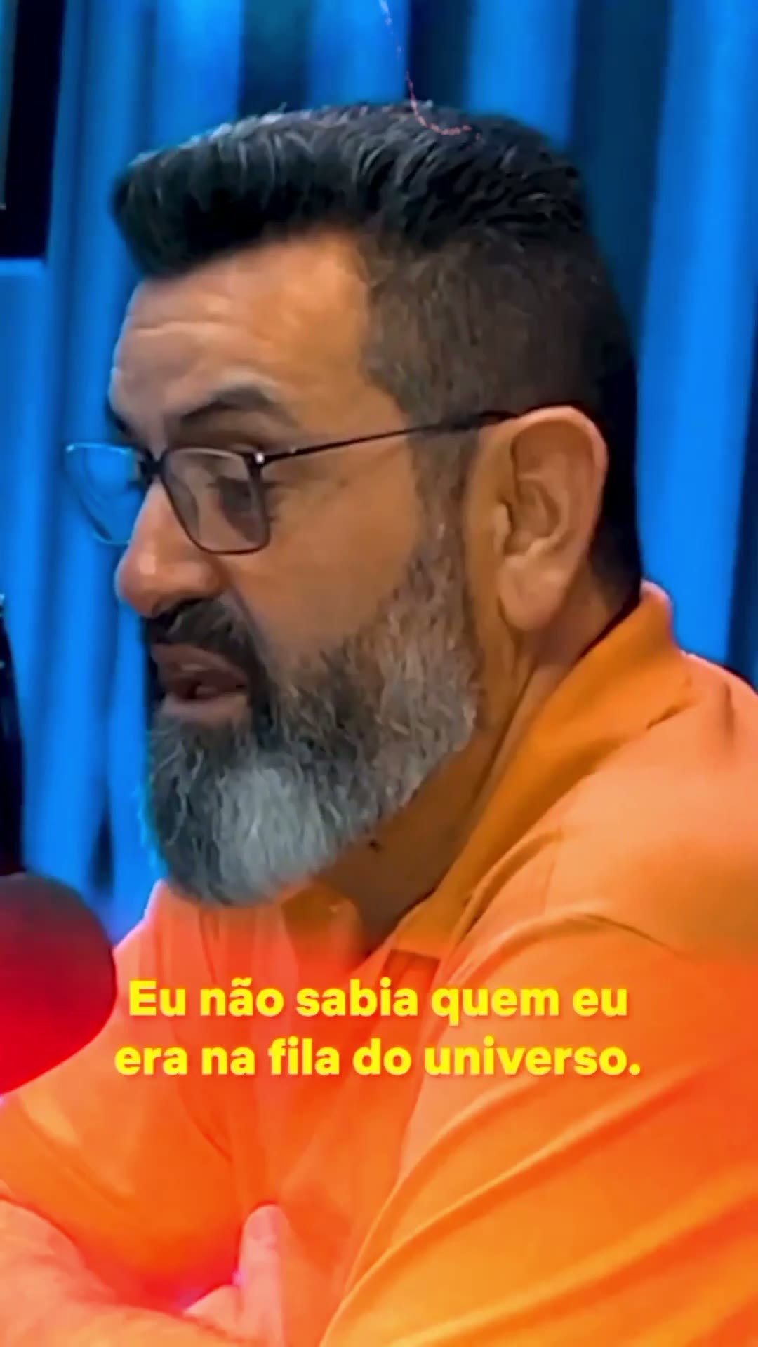 Moreira falando sobre reconstruir a rotina após a recuperação