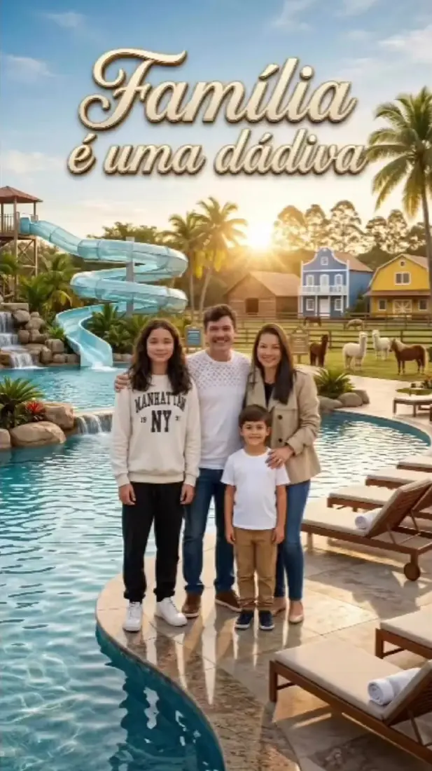 Família reunida — a família é uma dádiva
